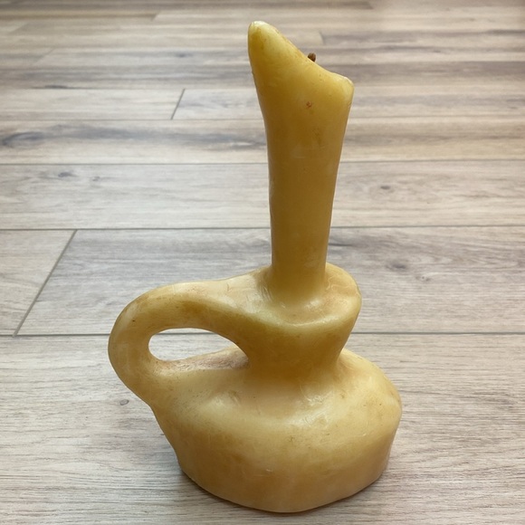 Mid Century Handmade Candle‎ Uniqque Funky Retro Rustic Vintage Decor Candelier - Picture 4 of 10